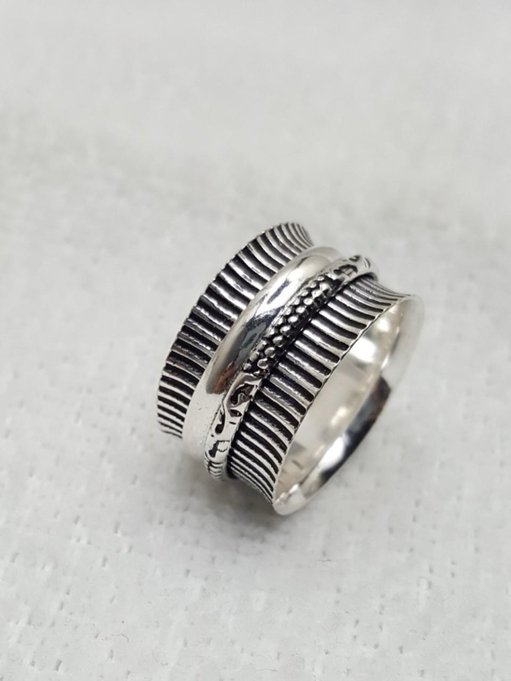 925 Silver Spinner Ring Band